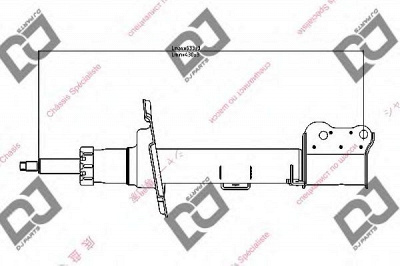 DJ PARTS ds1201gs -  Амортизатор